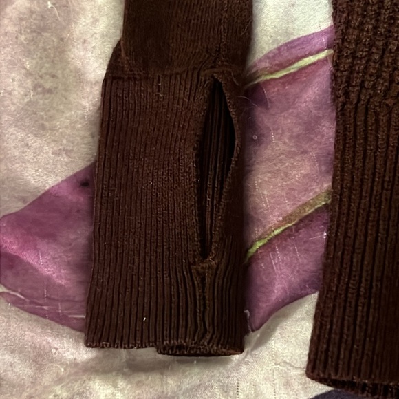 Time and Tru Waffle sweater top - Picture 5 of 6